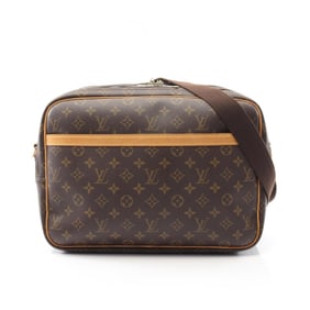 Louis Vuitton Reporter GM Shoulder Bag, Coated Canvas and Leather, Monogram, Women's, Brown, M45252