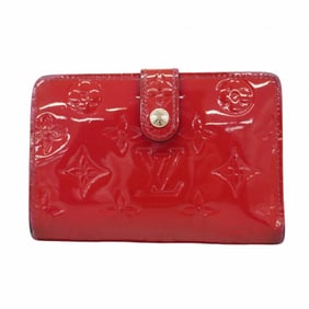Louis Vuitton Vernis Portefeuille Viennois Wallet M91768 Rose Indigo Women's