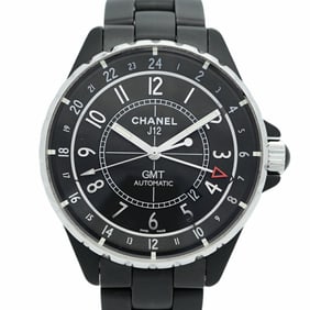 Chanel J12 GMT H3101 Black Dial Men's Watch