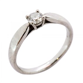 Tiffany Harmony 1PD Pt950 Platinum Diamond 0.18ct Size 6.5 Women's Ring