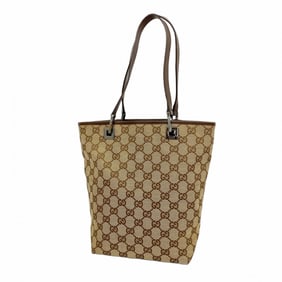 Gucci GG Canvas Tote Bag 31244 Brown Women's
