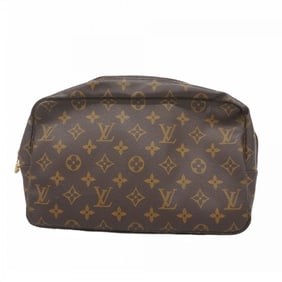 Louis Vuitton Monogram True Toilet Wallet 28 M47522 Brown Women's Pouch