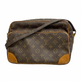 Louis Vuitton Monogram Nile Shoulder Bag M45244 Brown Women's