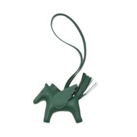 Hermes Hermès Rodeo Pegasus PM Bag Charm Vert Moyen W Stamp