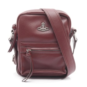Vivienne Westwood JACKSON SMALL SATCHEL CROSSBODY Shoulder Bag, Faux Leather, Women's, Bordeaux, S48