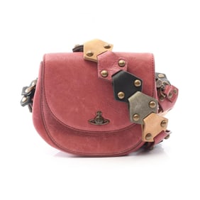 Vivienne Westwood Patty Saddle Bag, Leather Shoulder Women's, Red, S4603000JWL0082002