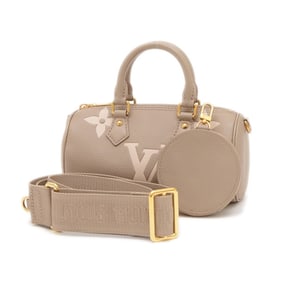 Louis Vuitton Monogram Empreinte Papillon BB Handbag/Shoulder Bag Tourterelle Creme M46031