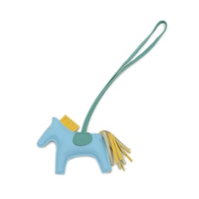 Hermes Hermès Rodeo PM Bag Charm Celeste Saint Mint A Stamp