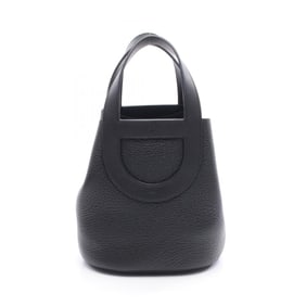 Hermes Hermès In the Loop 18 handbag in Taurillon Clemence leather, black.
