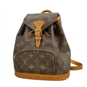 Louis Vuitton Monogram Mini Montsouris Backpack/Daypack M51137 Brown Women's