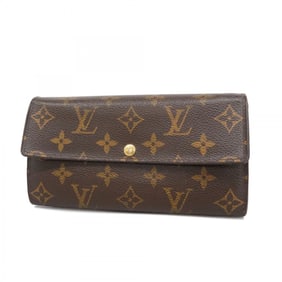 Louis Vuitton Monogram Portefeuille Sarah Long Wallet M61734 Brown Men's