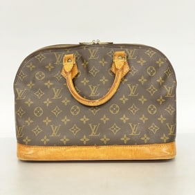 Louis Vuitton Monogram Alma Handbag M51130 Brown Women's