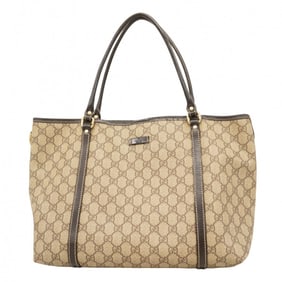 Gucci GG Supreme Tote Bag 197953 Brown Women's