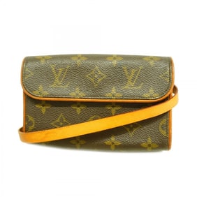 Louis Vuitton Monogram Pochette Florentine Waist Bag M51855 Brown Women's