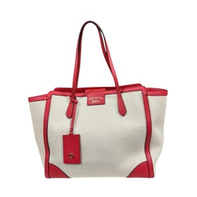 Gucci Swing Tote Bag, Canvas, 354397, Red, Women's, GUCCI