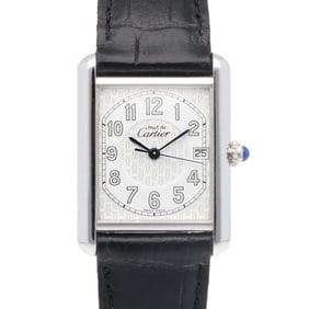 Cartier Tank Must GM Watch, Stainless Steel, 2414 Quartz Movement, Refinished, Men's, CARTIER