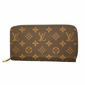 Louis Vuitton Monogram Zippy Wallet M42616 Brown Men's and Women's