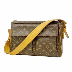 Louis Vuitton Monogram Viva Cite GM Shoulder Bag M51163 Brown Women's