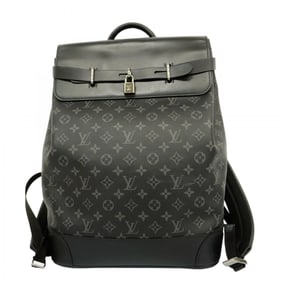 Louis Vuitton Monogram Eclipse Steamer Backpack M44052 Black Men's P1543888