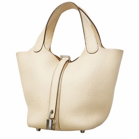 Hermes Hermès Picotin Lock PM Handbag in Taurillon Clemence Leather with Nata Y Stamp, Women's,