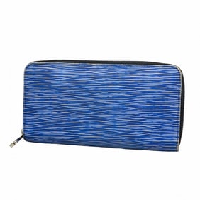 Louis Vuitton Epi Denim Zippy Wallet M60957 Blue Men's and Women's
