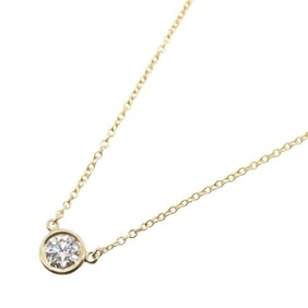 Tiffany & Co. By the Yard Necklace, 18K Yellow Gold with Diamonds, Women's, and Clear