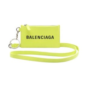 Balenciaga BALENCIAGA CASH wallet/coin case, leather, men's, green, 594548