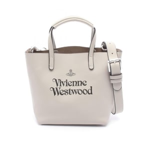 Vivienne Westwood Tote Bag, Leather, Women's, Gray, S47030009UL0078