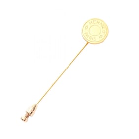 Hermes Hermès Serie Brooch Accessory GP (Gold Plated) Women's Gold
