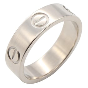 Cartier Love Ring, 18K White Gold, Silver, for Men and Women, B4084700