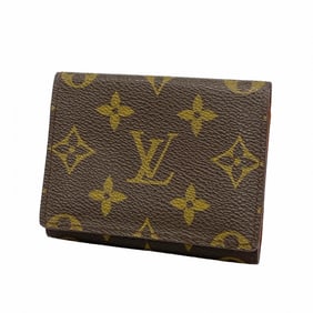 Louis Vuitton Monogram Envelope Carte de Visite Business Card Case M62920 Brown Men's and Women's