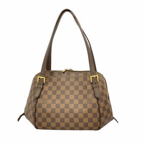 Louis Vuitton Damier Belem MM Shoulder Bag N51174 Ebene Women's