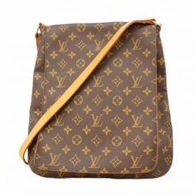 Louis Vuitton Monogram Musette Shoulder Bag M51256 Brown Women's