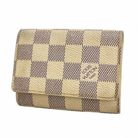 Louis Vuitton Damier Azur Envelope Carte de Visite Card Case N61746 White Women's