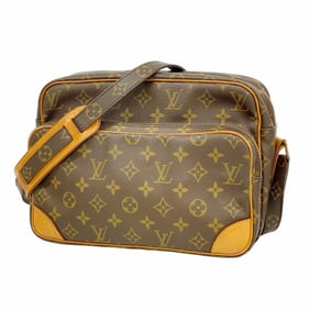 Louis Vuitton Monogram Nile Shoulder Bag M45244 Brown Women's