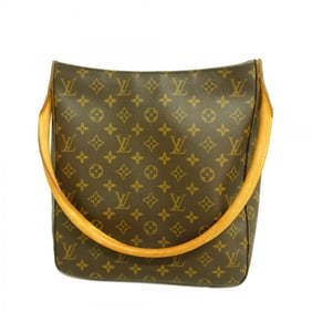Louis Vuitton Monogram Looping GM Shoulder Bag M51145 Brown Women's