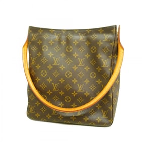 Louis Vuitton Monogram Looping GM Shoulder Bag M51145 Brown Women's