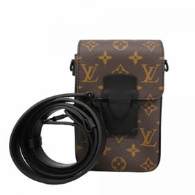 Louis Vuitton Monogram S-Lock Vertical Wearable Wallet Shoulder Bag M81522 Brown Men's