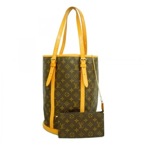Louis Vuitton Monogram Bucket GM Tote Bag M42236 Brown Women's