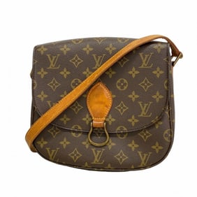 Louis Vuitton Monogram Saint-Cloud GM Shoulder Bag M51242 Brown Women's