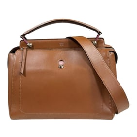 Fendi.com Fendi Leather Shoulder Bag 8BN293 Brown Women's FENDI 2-Way