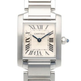 Cartier Tank Française SM Watch, Stainless Steel 2384 Quartz, Women's