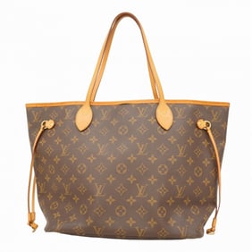 Louis Vuitton Monogram Neverfull MM Tote Bag M40156 Brown Women's