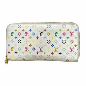 Louis Vuitton Monogram Multicolore Zippy Wallet M60241, Bron, Rich Women's