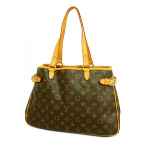 Louis Vuitton Monogram Batignolles Horizontal Tote Bag M51154 Brown Women's