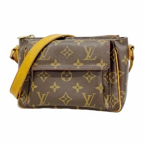 Louis Vuitton Monogram Viva Cite PM Shoulder Bag M51165 Brown Women's