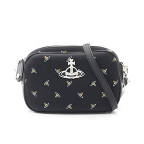 Vivienne Westwood ANNA CAMERA BAG Shoulder Bag, Neoprene, Women's, Black, S48020003UW00ZQ001