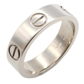 Cartier Love Ring, 18K White Gold, Silver, for Men and Women, B4084700