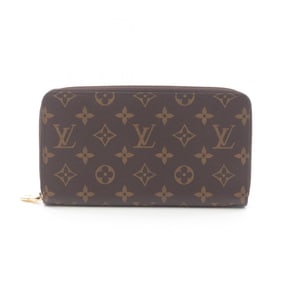 Louis Vuitton Zippy Organizer Round Long Wallet, Coated Canvas, Monogram, Brown, Men's/Women's, M625