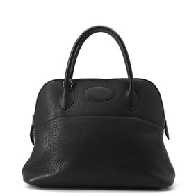 Hermes Hermès Bolide 31 Handbag, Black, Taurillon Clemence Leather, ?O Stamp, 2-Way Shoulder Bag,